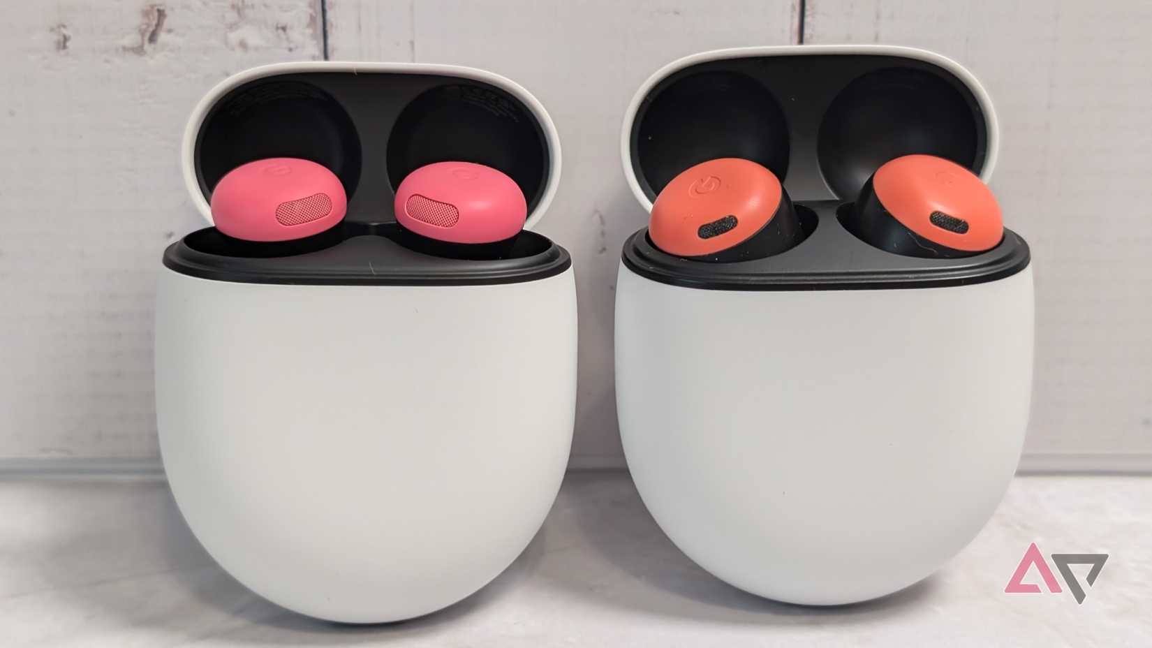 Google Pixel Buds Pro 2 next to Pixel Buds Pro