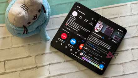 Pares de aplicativos exibidos no Google Pixel Fold