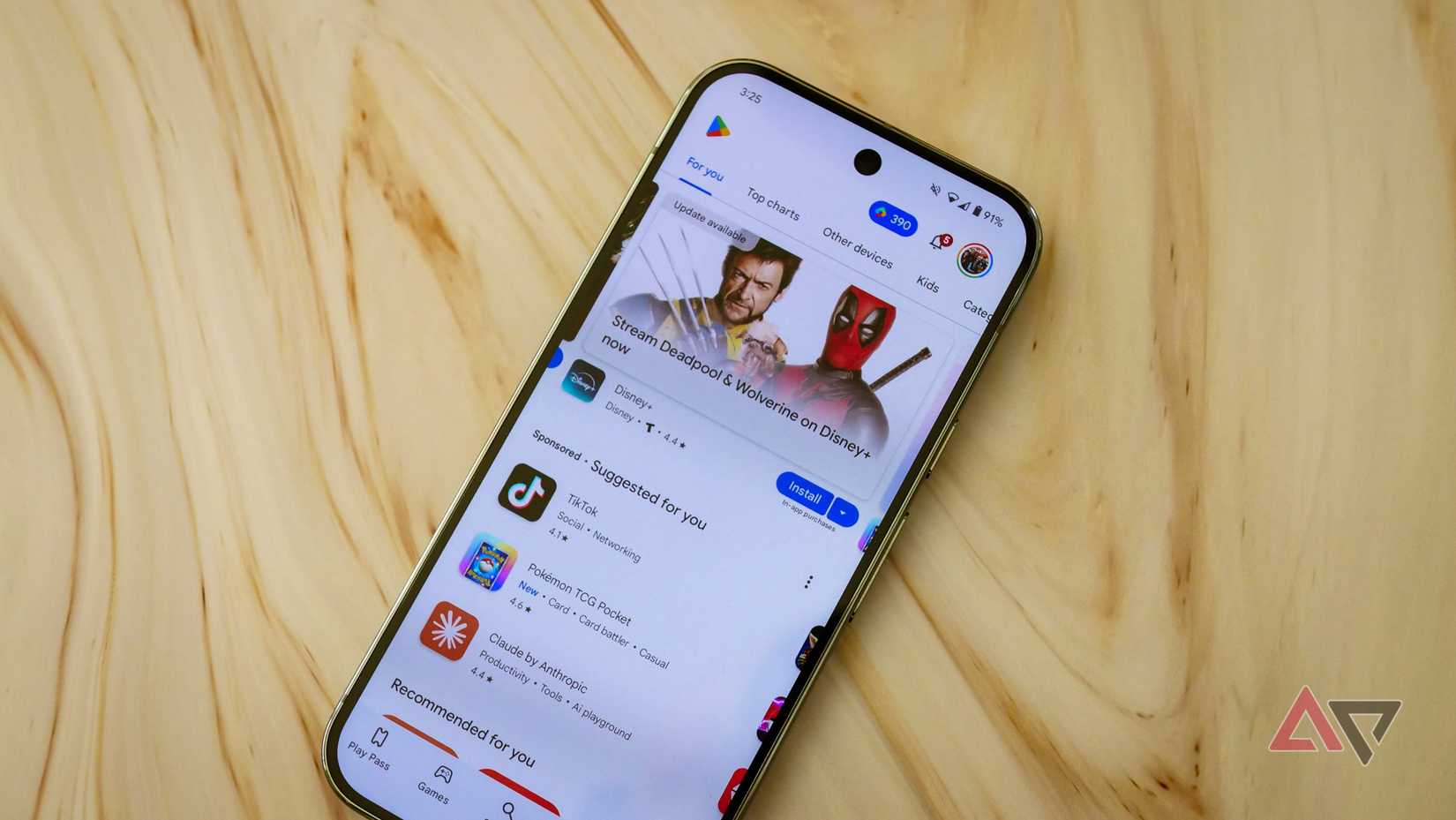 Google Play Store for Pixel 9 Pro.