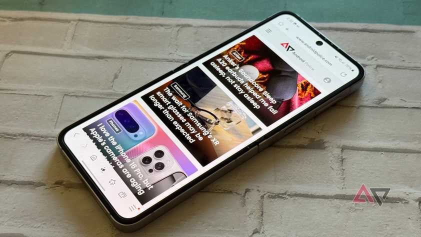 AP Homepage displayed on Samsung Internet