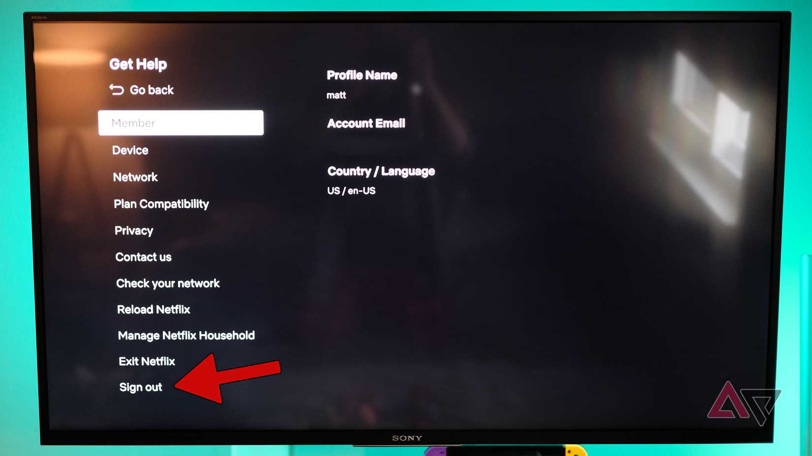 How to sign out of Netflix on most televisions