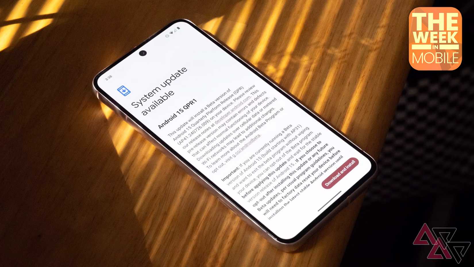 Um telefone Android mostrando uma caixa de diálogo