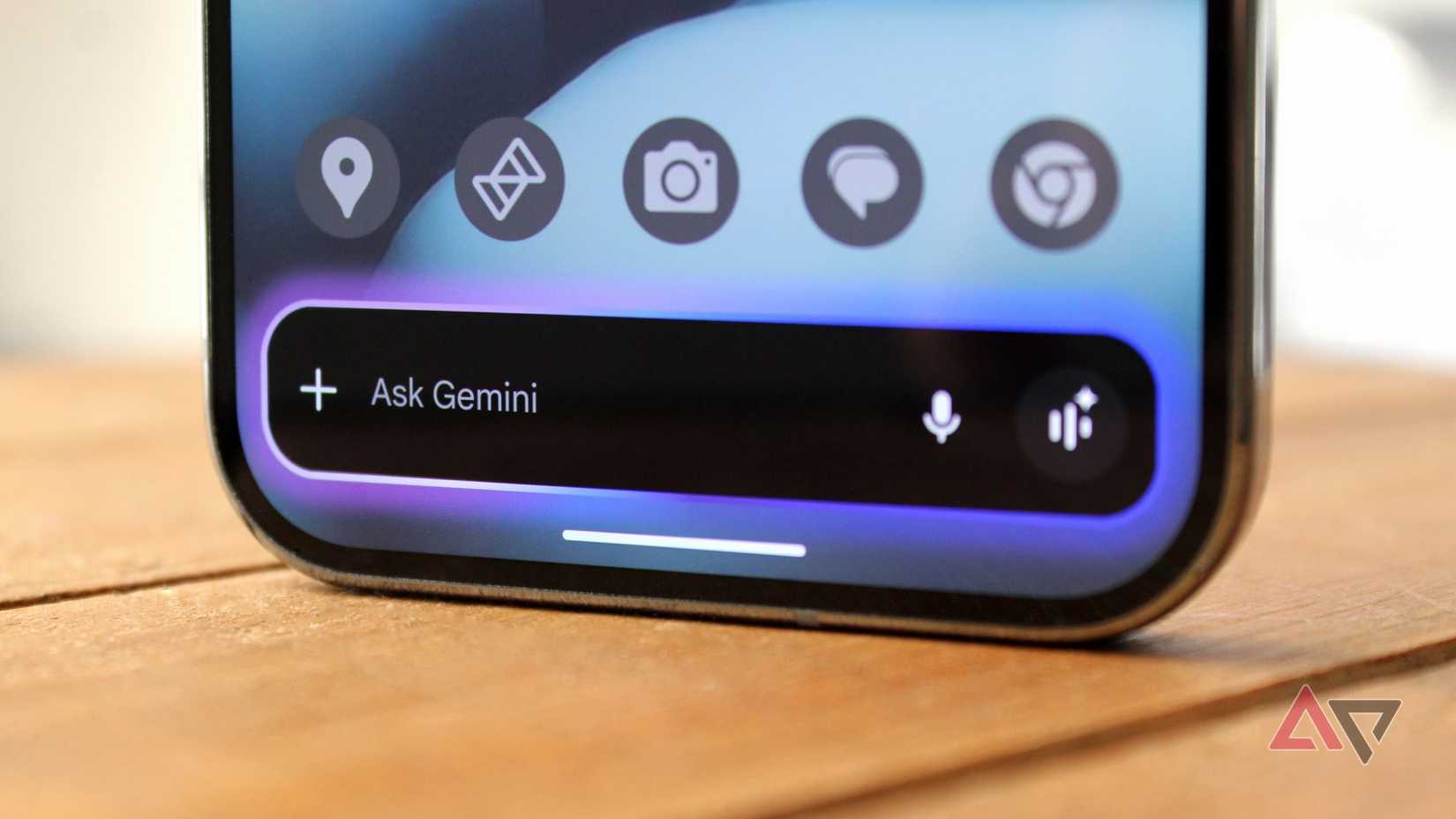 Imagem da sobreposição do Google Gemini Assistant em um telefone Android.