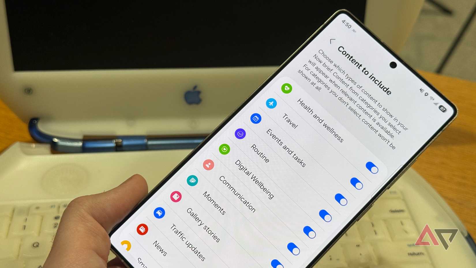 Agora breves configurações no Samsung Galaxy S25 Ultra