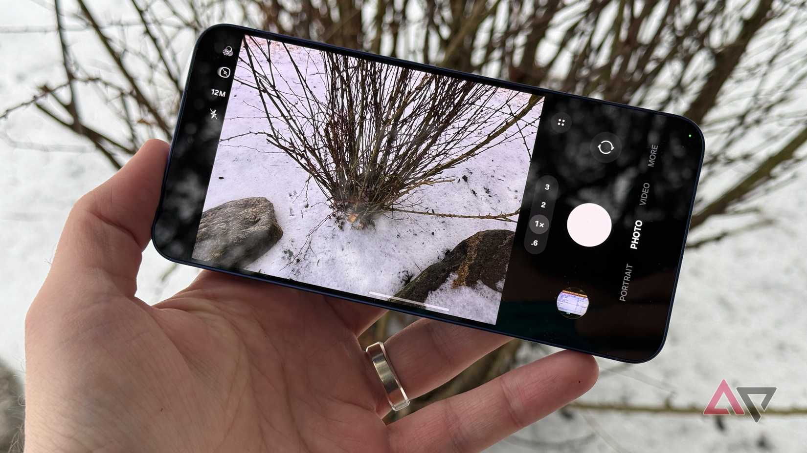 Aplicativo de câmera no Samsung Galaxy S25 +