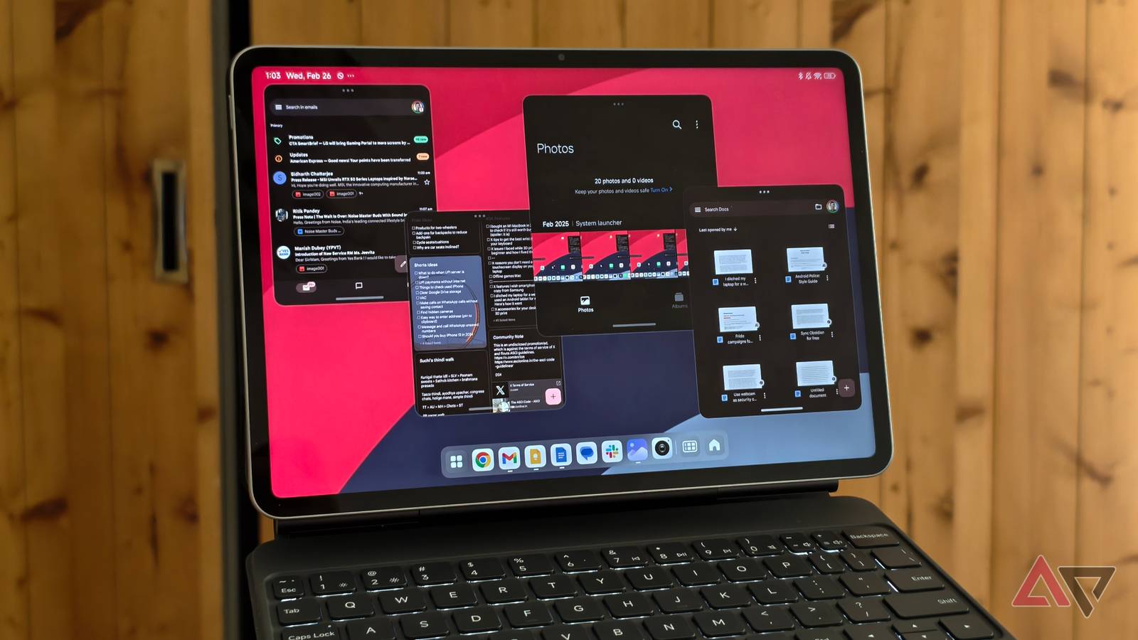 My tablet replaced my laptop for work and I don't miss it