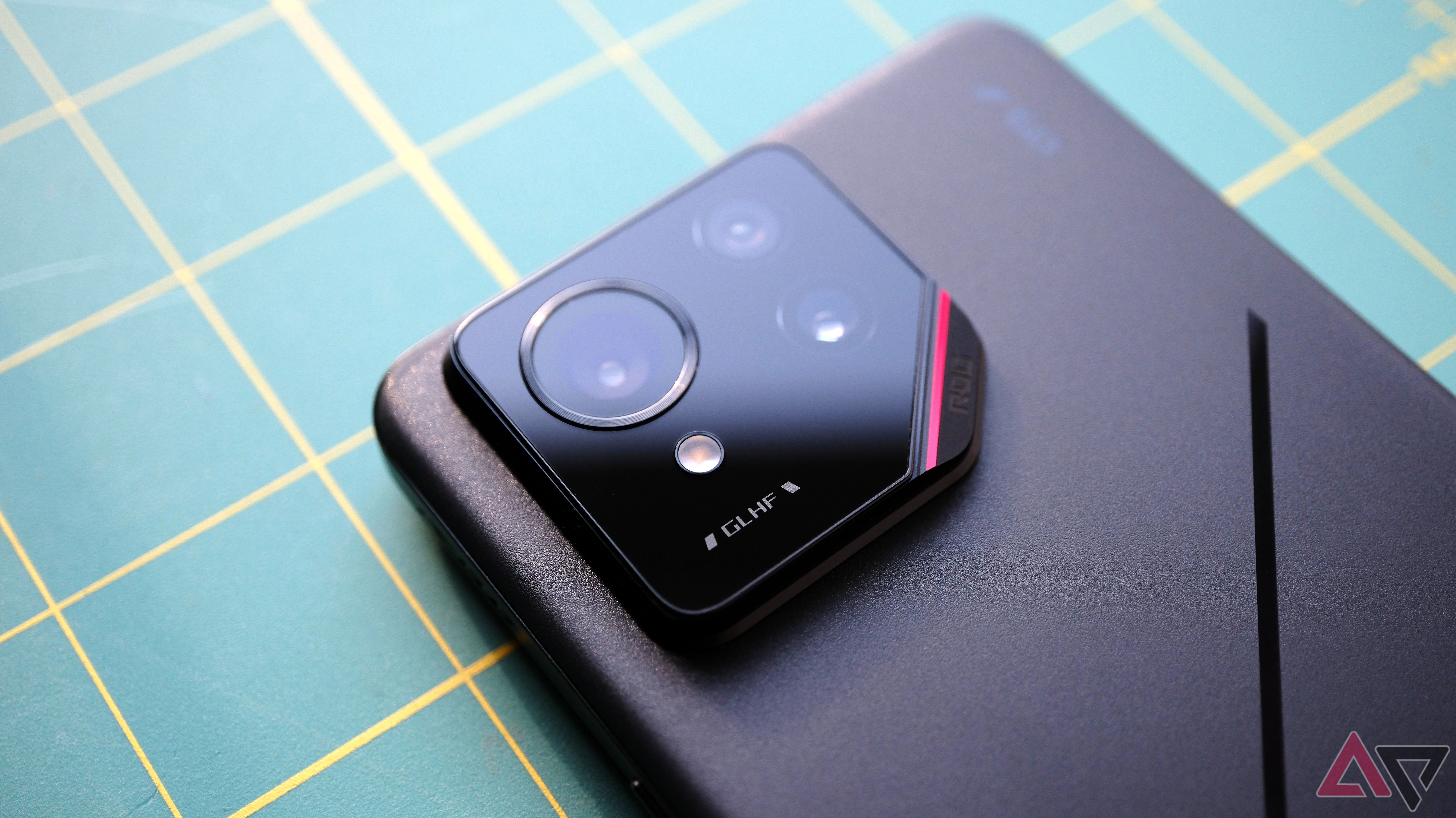 ROG Phone 9 Pro camera bump close up