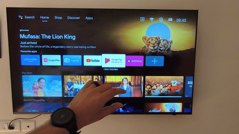 My favorite smartwatch app lets me control my Android TV with hand gestures