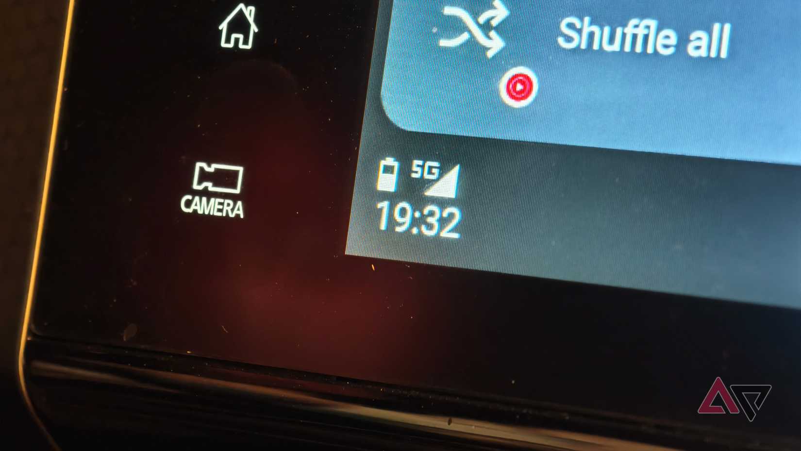 Nível da bateria com Android Auto sem fio