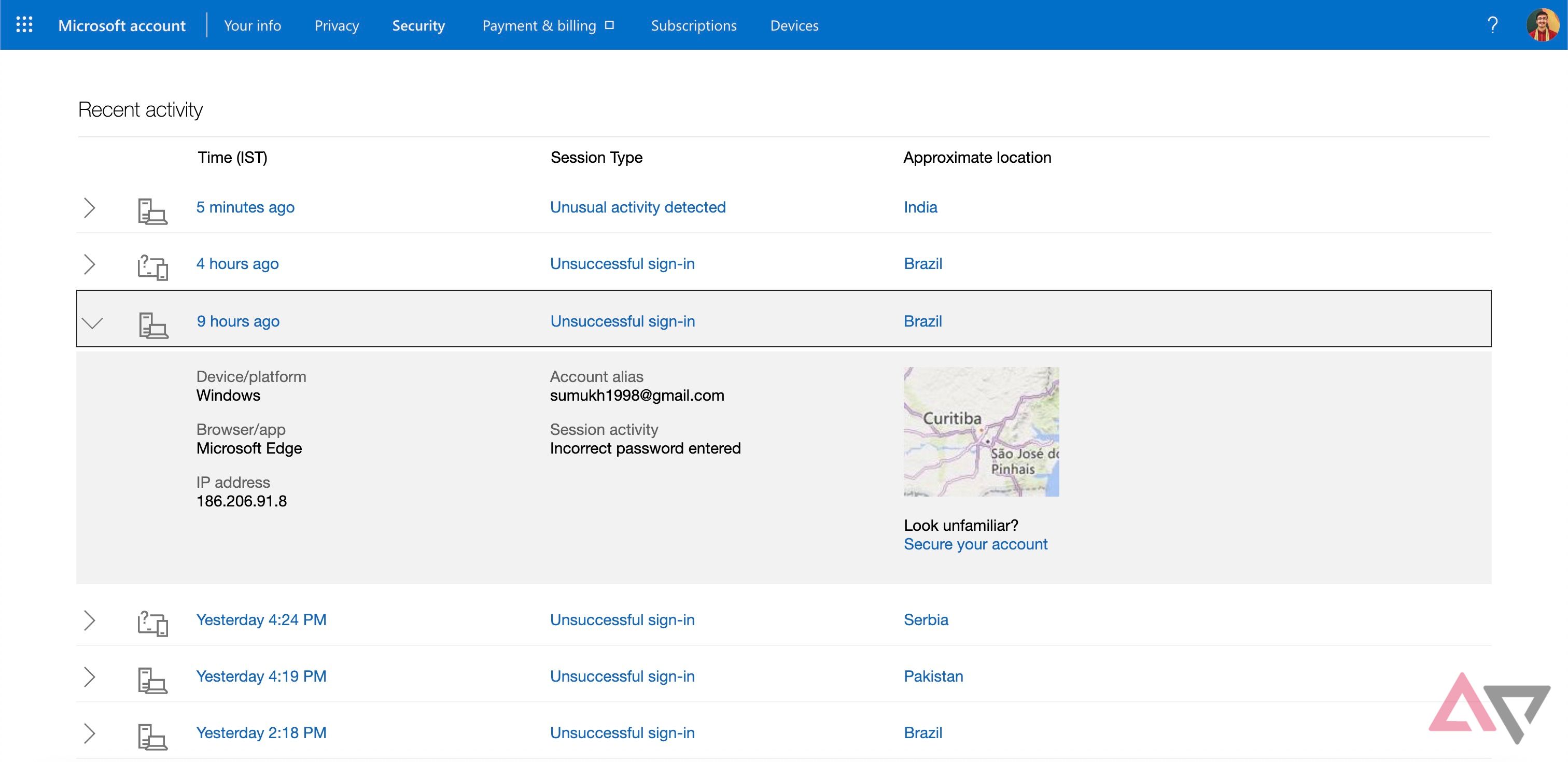 Is somoene else accessing your Microsoft account? Here's how to check