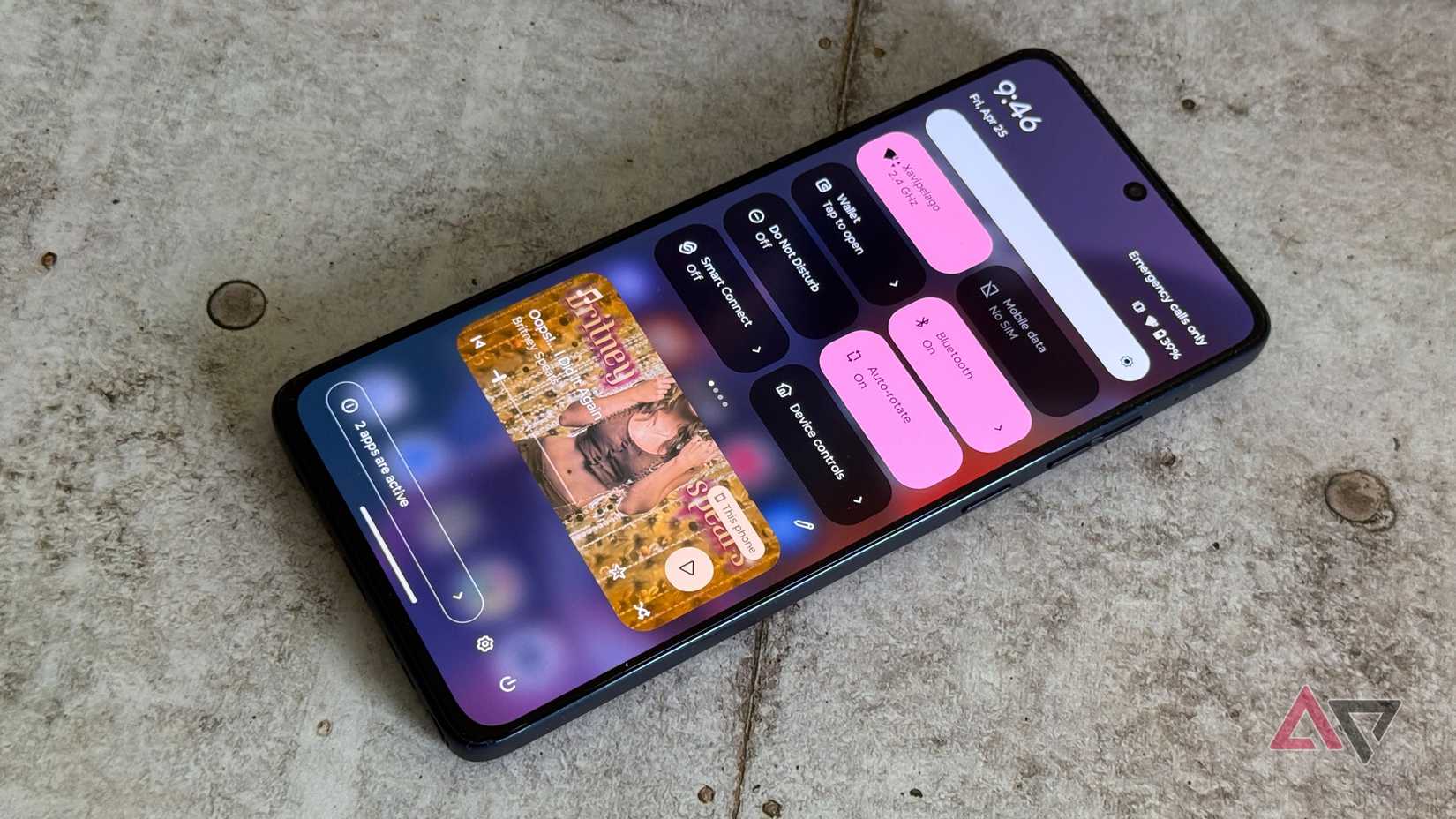 Moto G Stylus (2025) settings screen