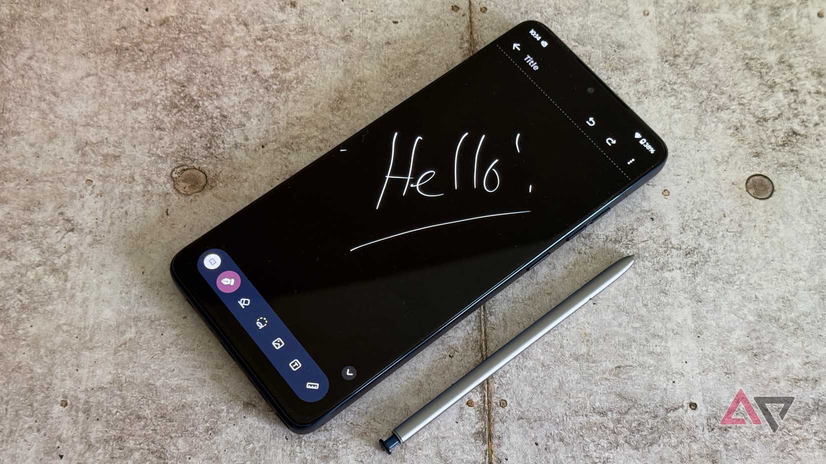 Note written on the Moto G Stylus (2025)