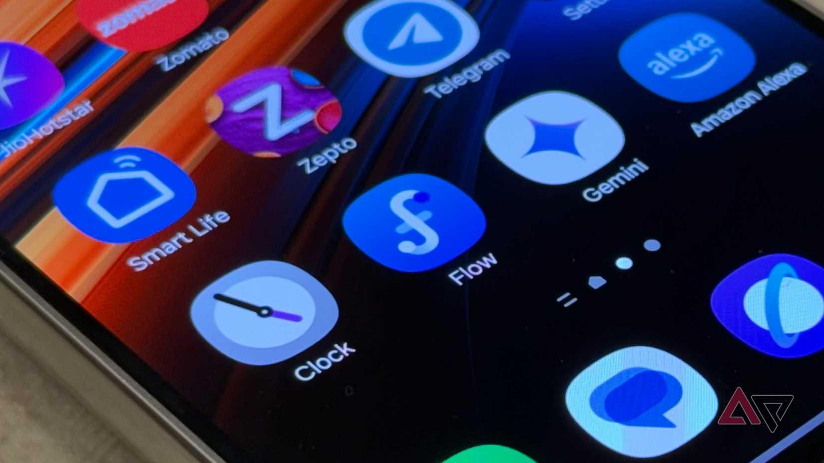 Aplicativo Samsung Flow em um Samsung Galaxy S23