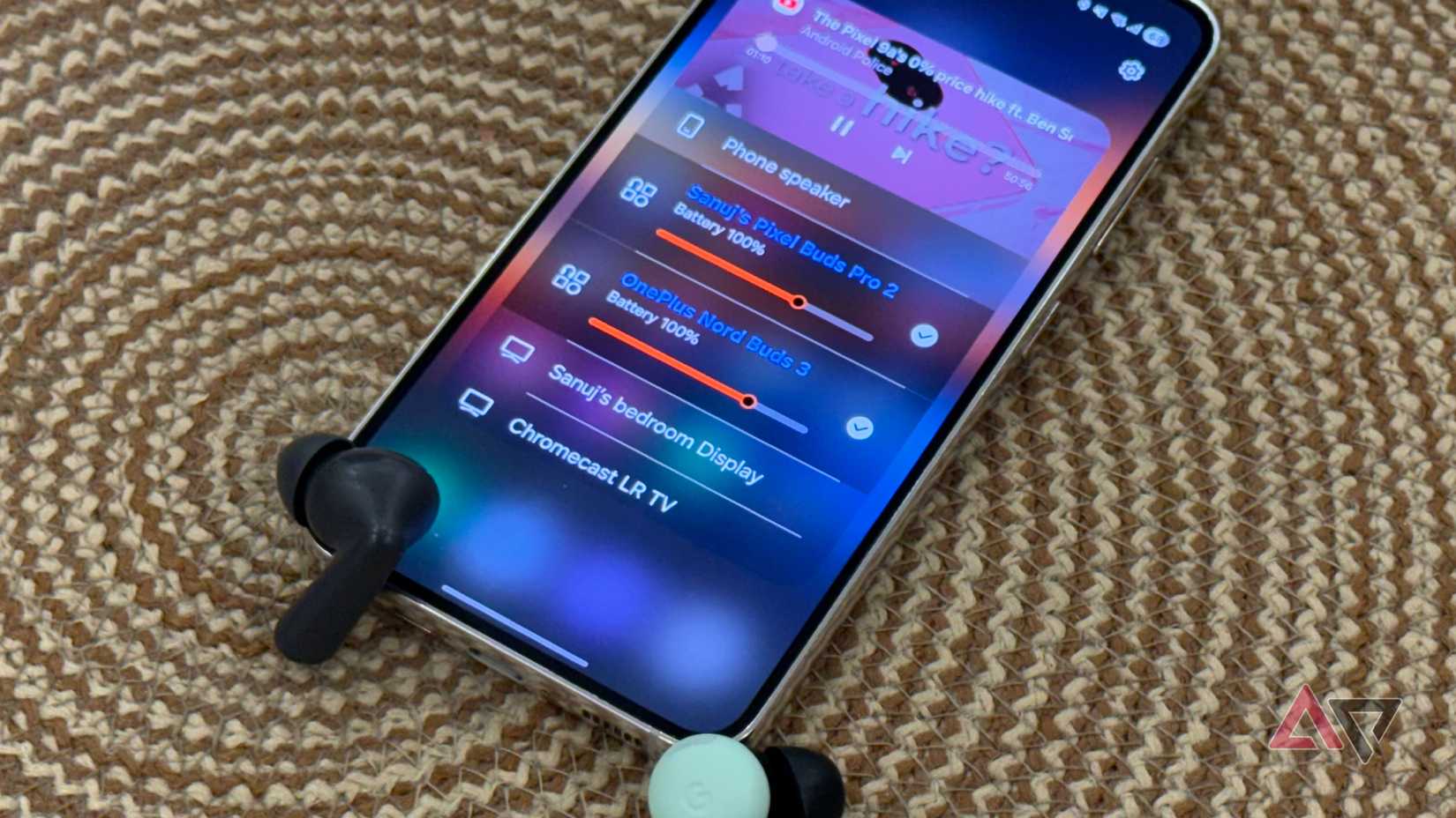 Dual Audio feature in action on a Samsung Galaxy S23