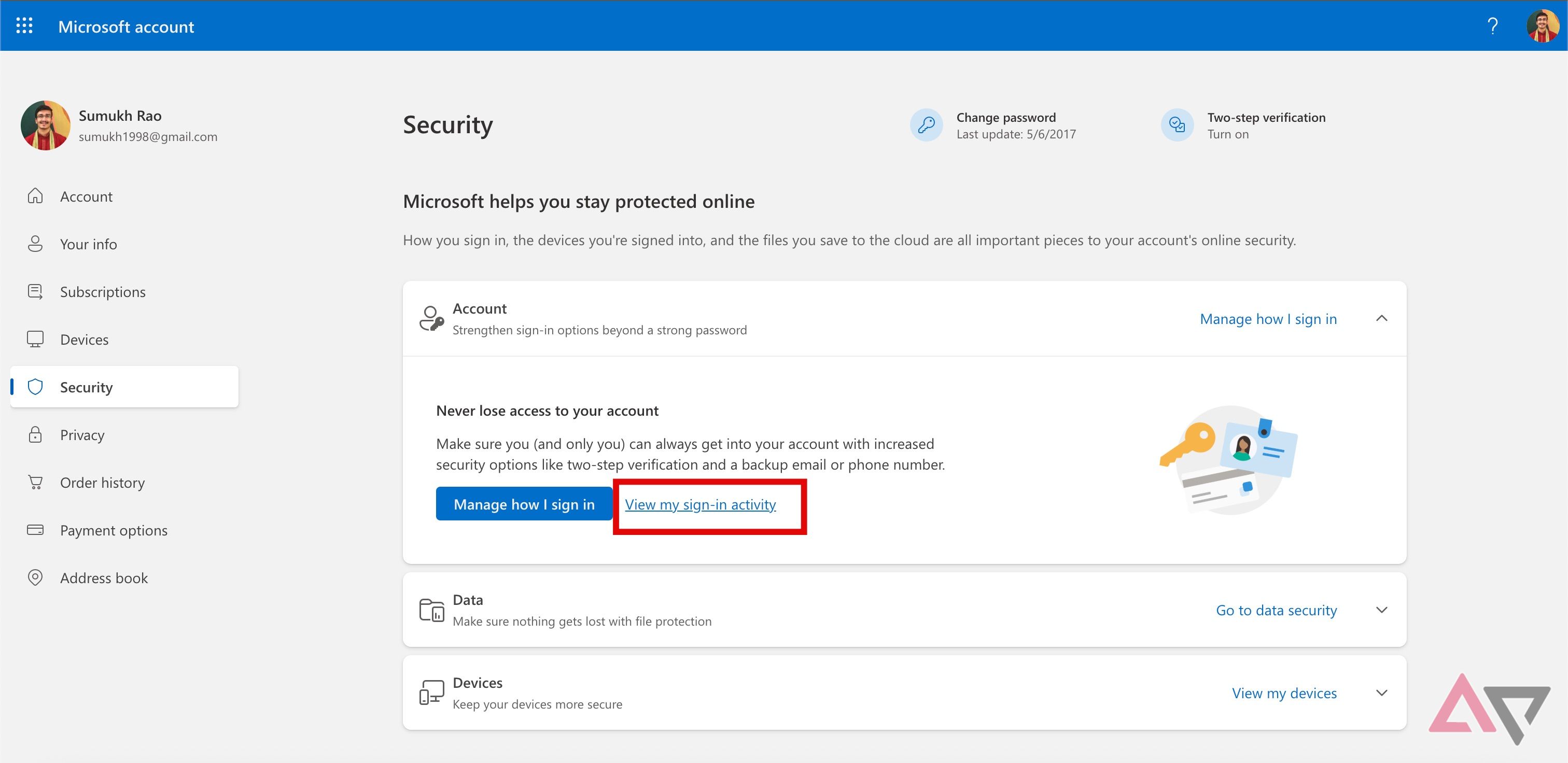 Is somoene else accessing your Microsoft account? Here's how to check