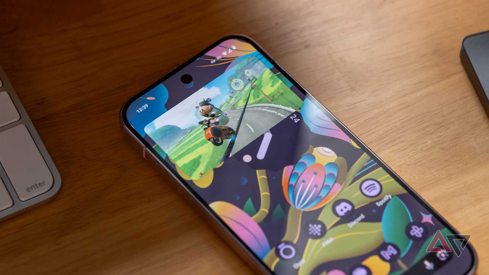 The YouTube app's PiP player resized to fill more of a phone's display