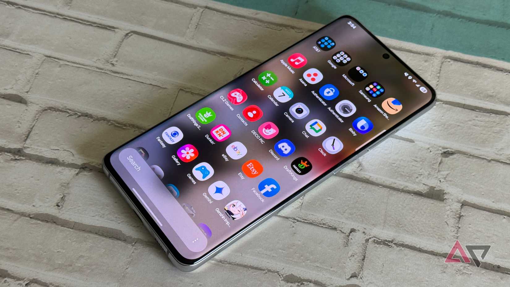Gaveta vertical de aplicativos em One UI 7 no Samsung Galaxy S21 Ultra