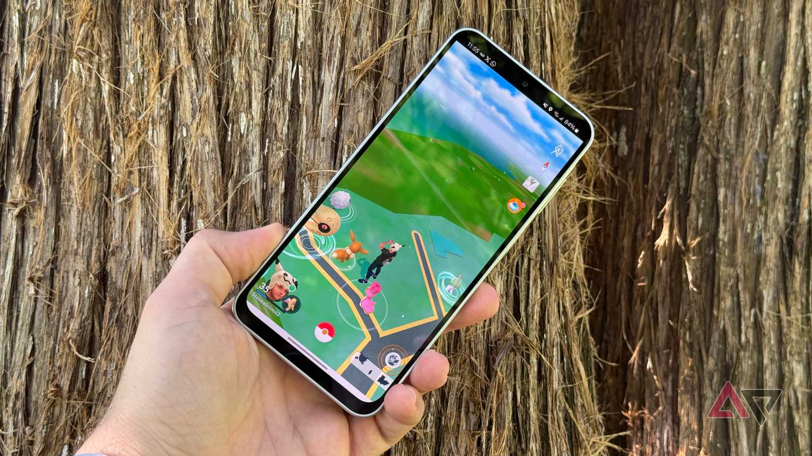 Pokémon GO rodando no Samsung Galaxy A16