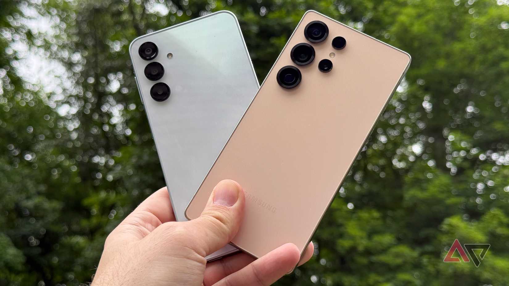 Samsung Galaxy A16 paired with a Samsung Galaxy S25 Ultra