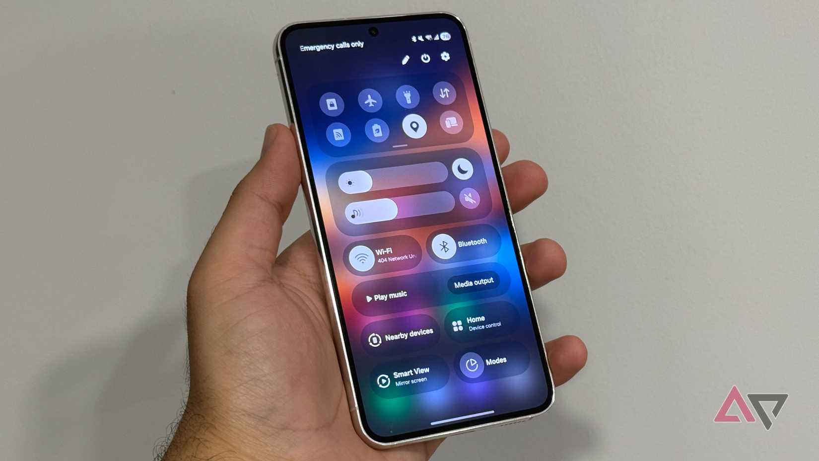 Novo layout de configurações rápidas em One UI 7