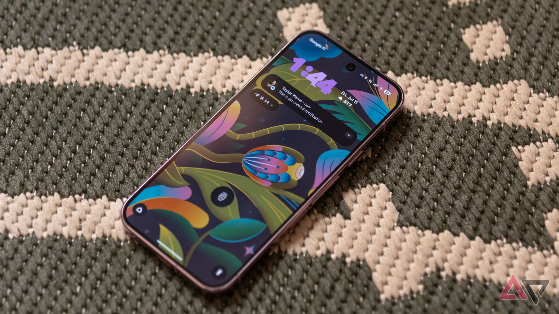 A Pixel 9 Pro running Android 16 QPR1, showing notifications on the lock screen