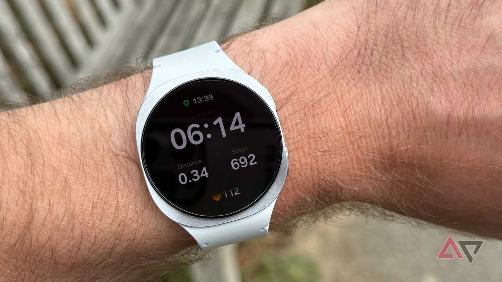 An activity tracking screen on the Samsung Galaxy Watch 8