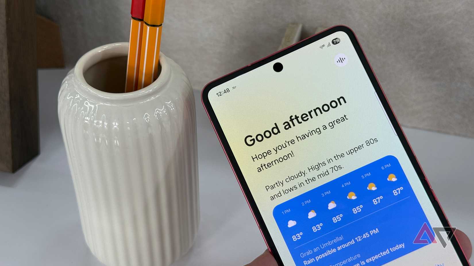 Ora Brief in esecuzione sul Samsung Galaxy Z Flip 7