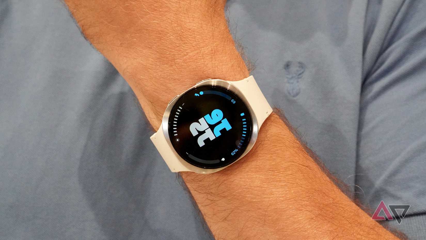 A person wearing the Samsung Galaxy Watch 8