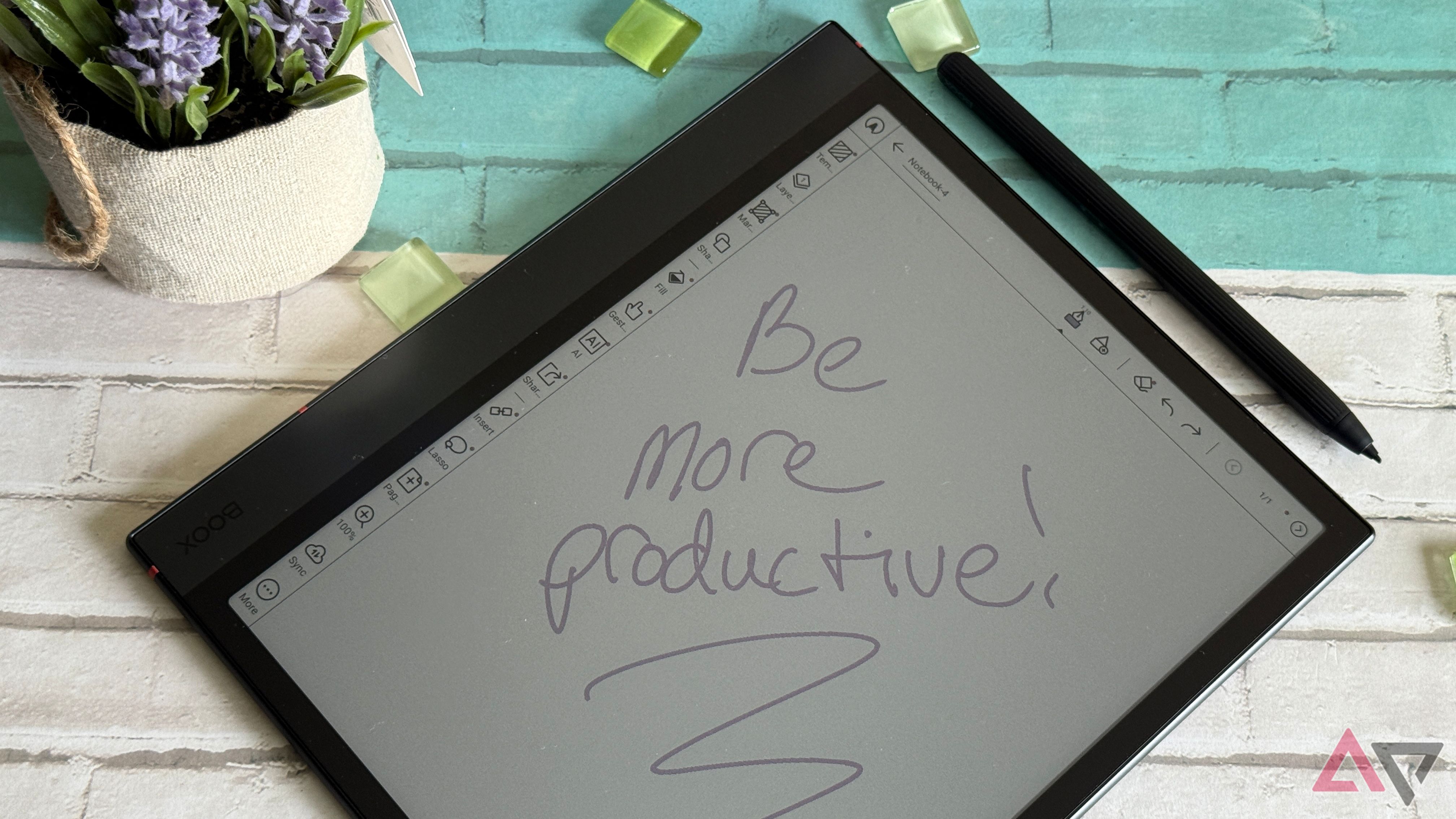 Here's how an E Ink tablet boosted my productivity