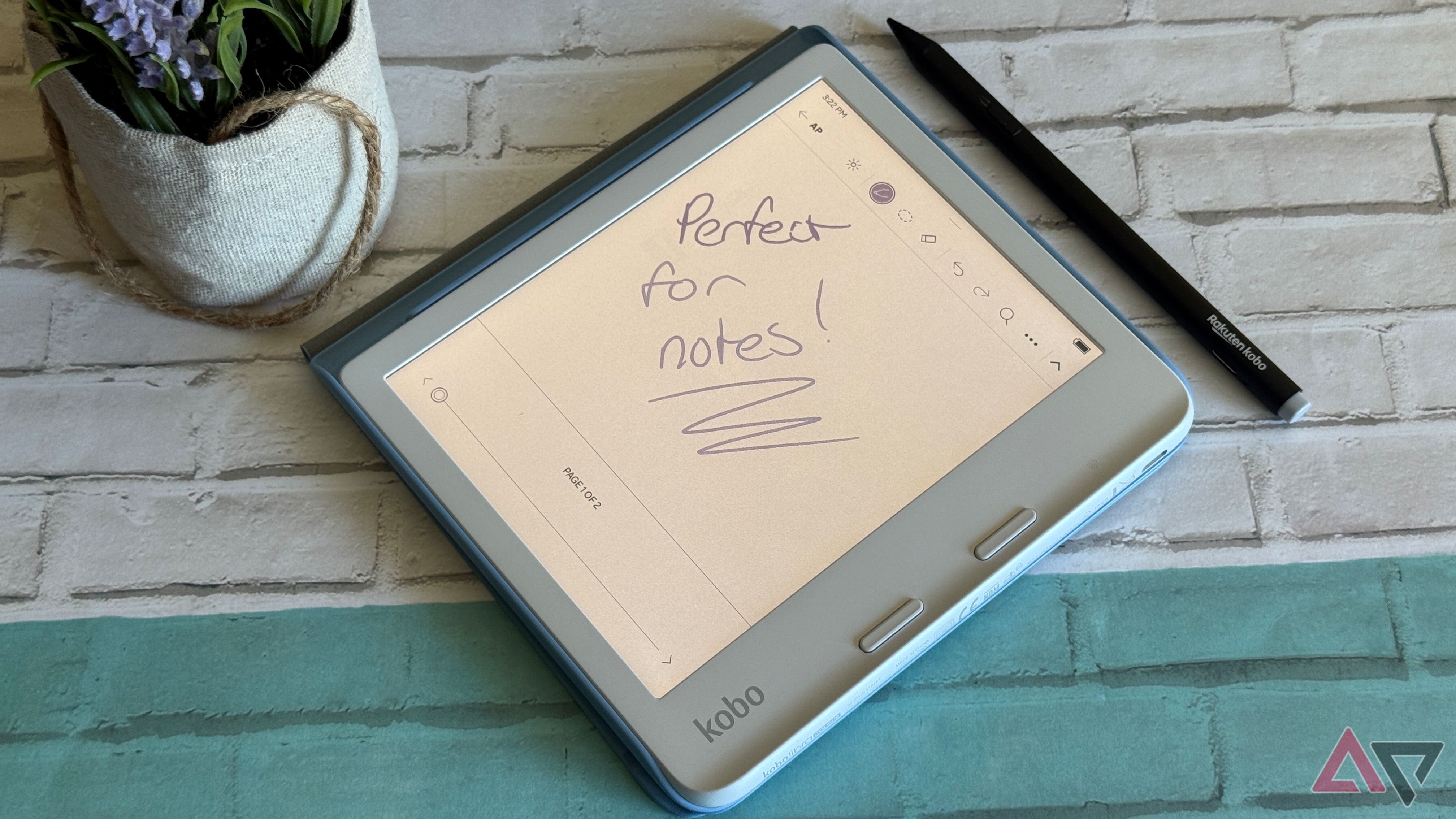 Note taking on the Kobo Libra Colour