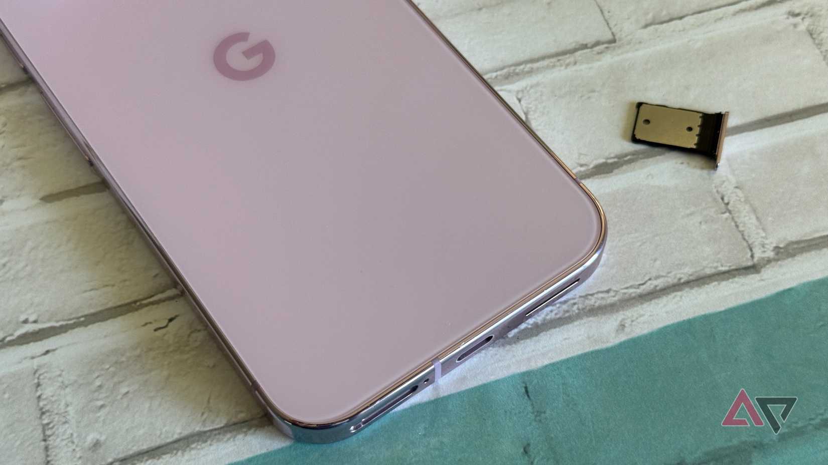 SIM tray removed on a Google Pixel 9 Pro XL