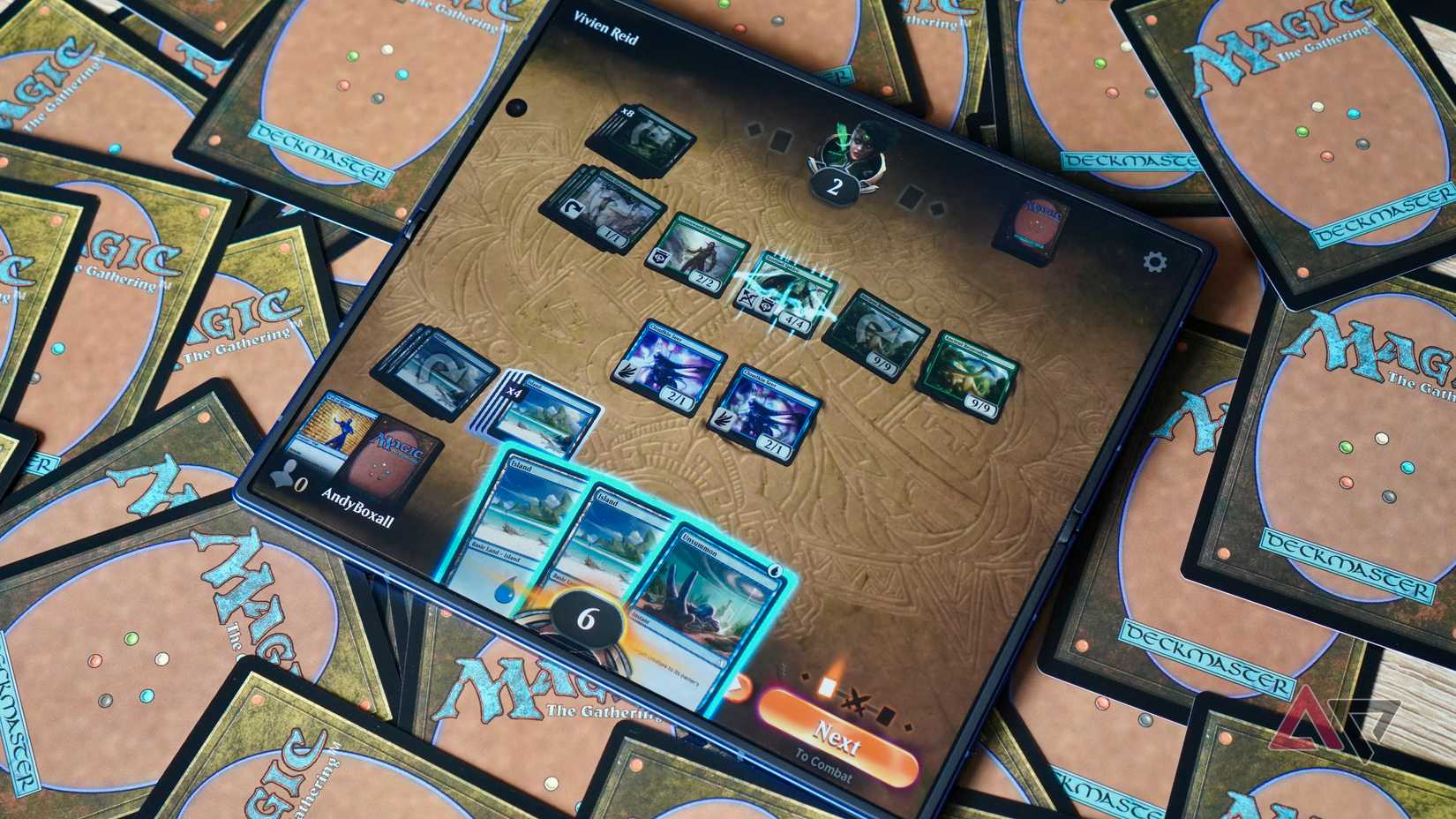 Magic: The Gathering Arena on the Samsung Galaxy Z Fold 7