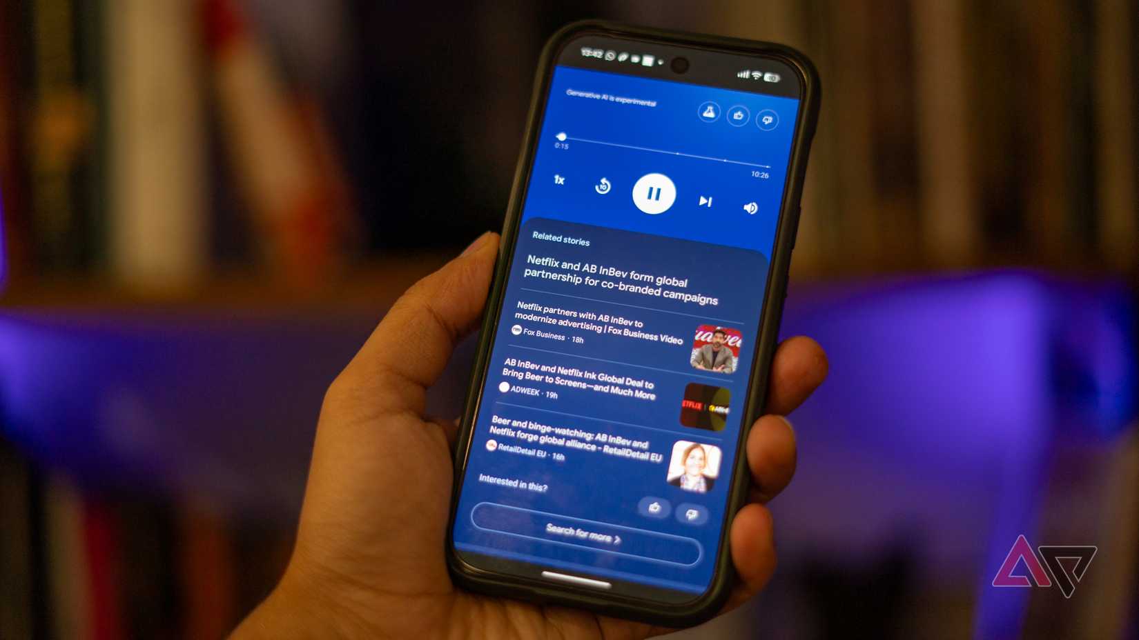 Google diariamente ouça histórias relacionadas