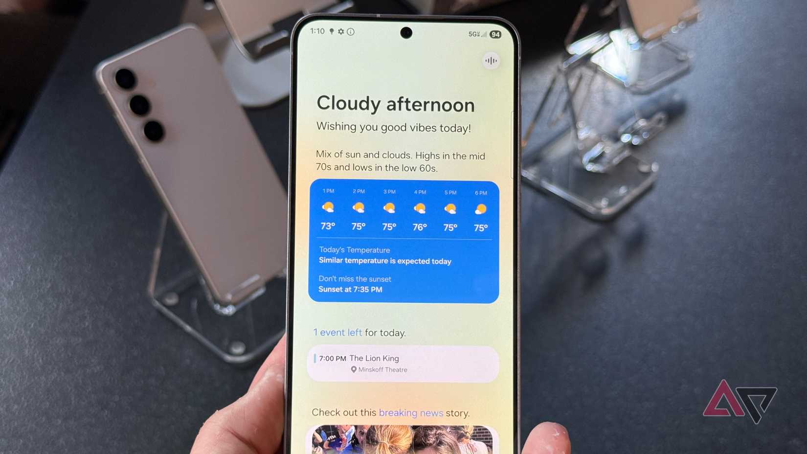 Agora breve mostrado no Samsung Galaxy S25 FE