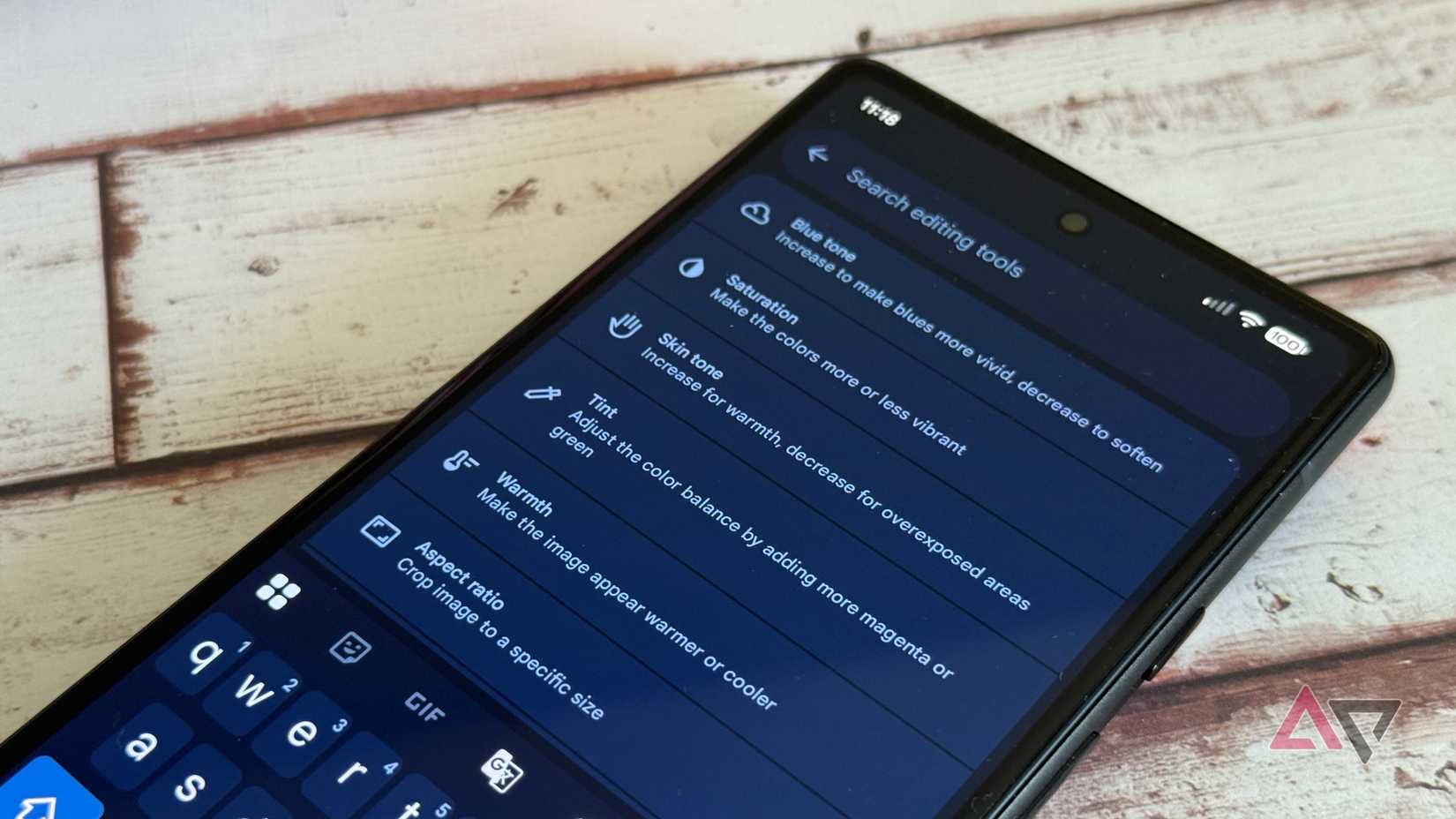 Android 16 camera options on the Google Pixel 6