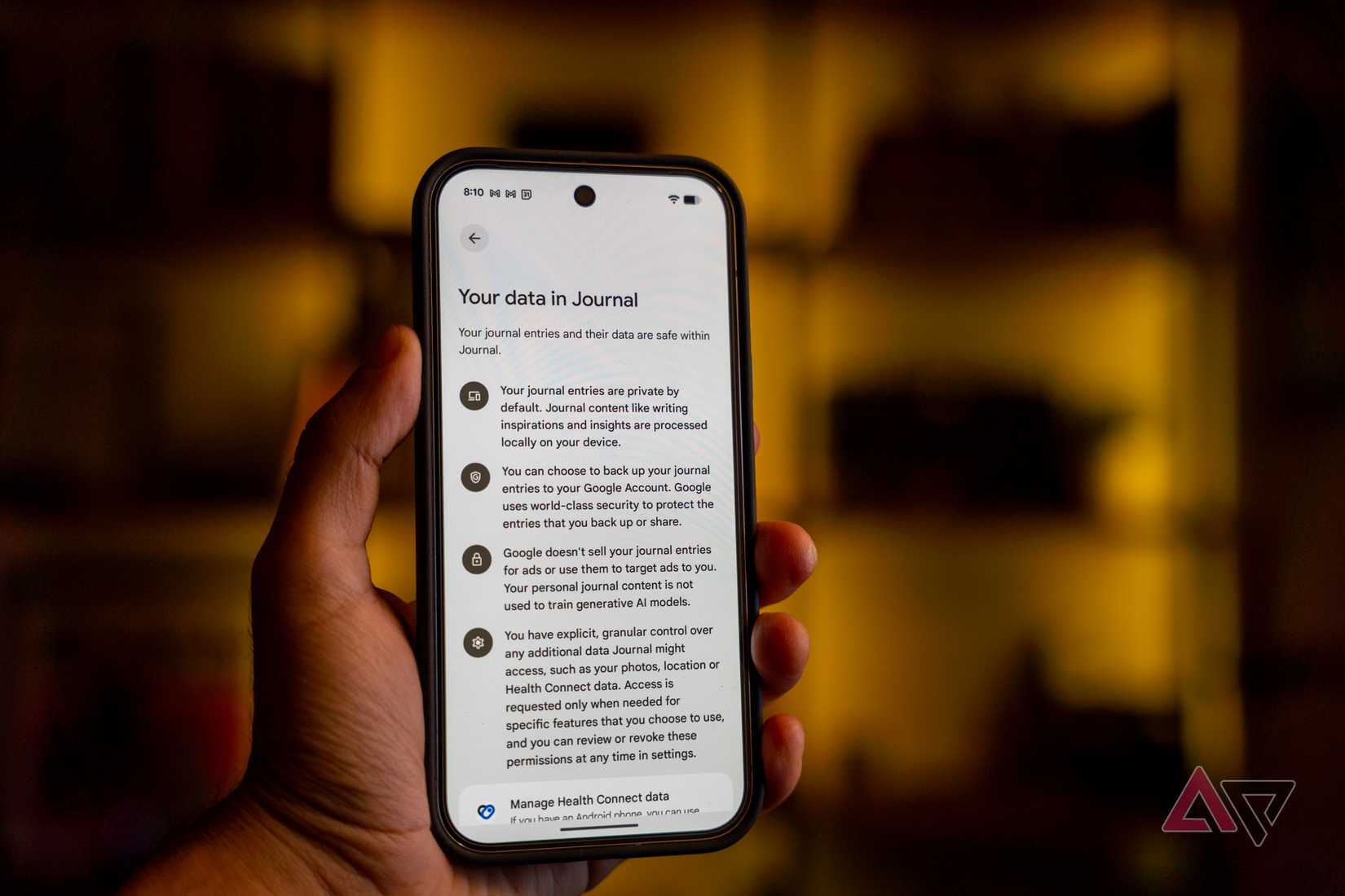 pixel journal app data
