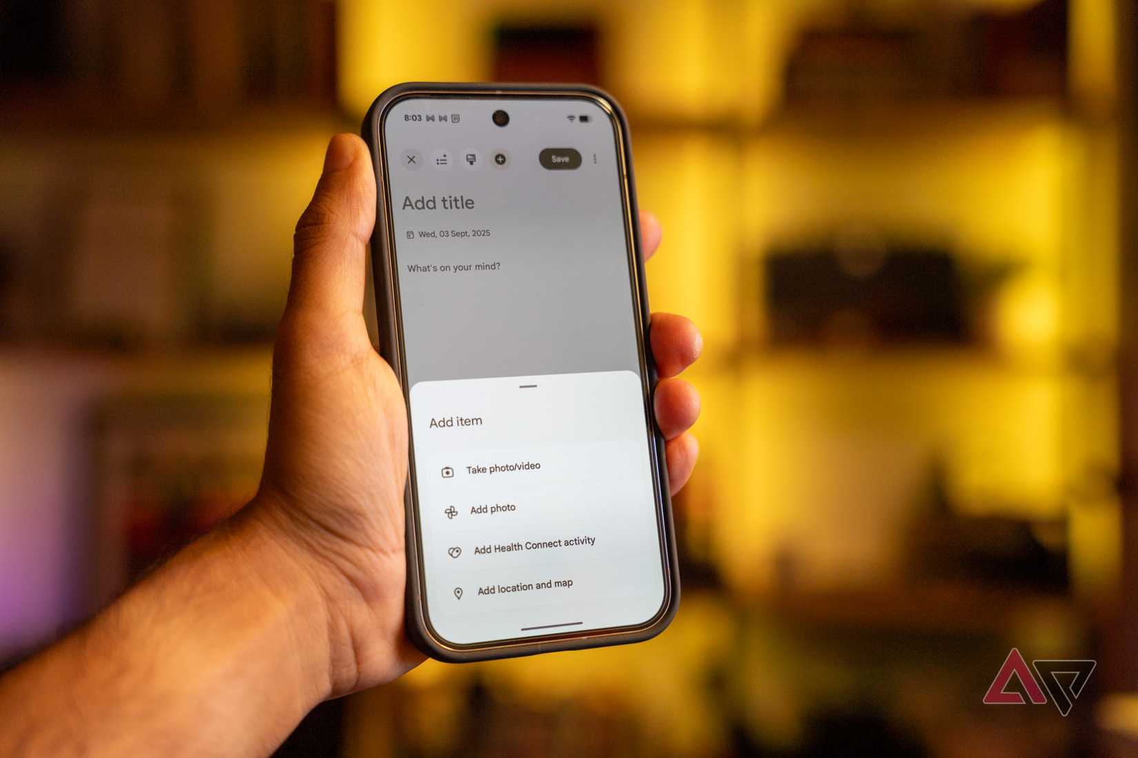 pixel journal app workouts and photos