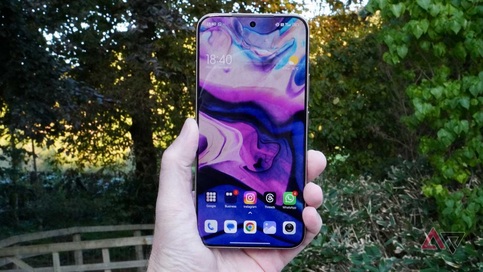 A person holding the Xiaomi 15T Pro