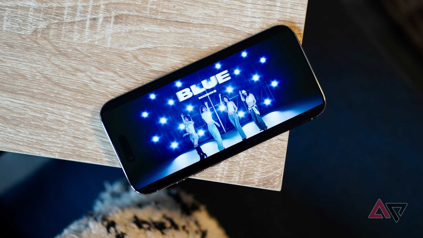 A video playing on the Apple iPhone Air