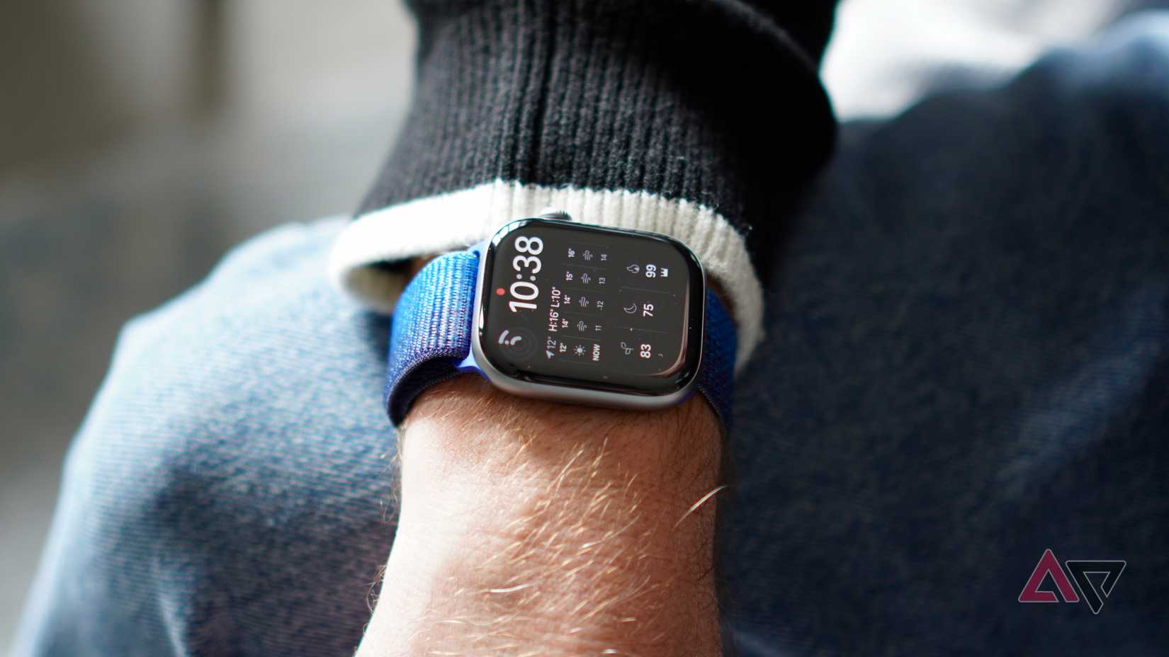 A person wearing the Apple Watch Series 11