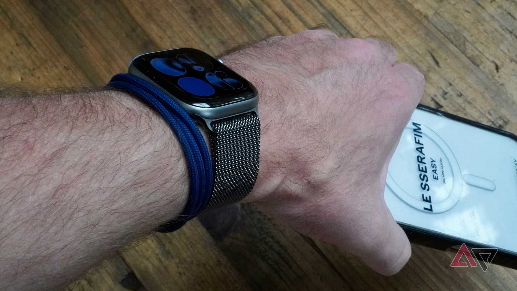 A person wearing the Apple Watch Series 11