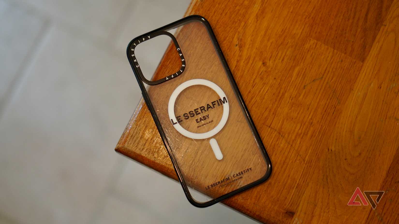 The back of a Casetify Impact case