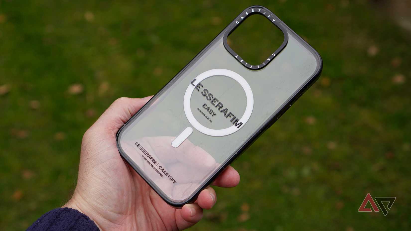 A person holding a Casetify Impact case
