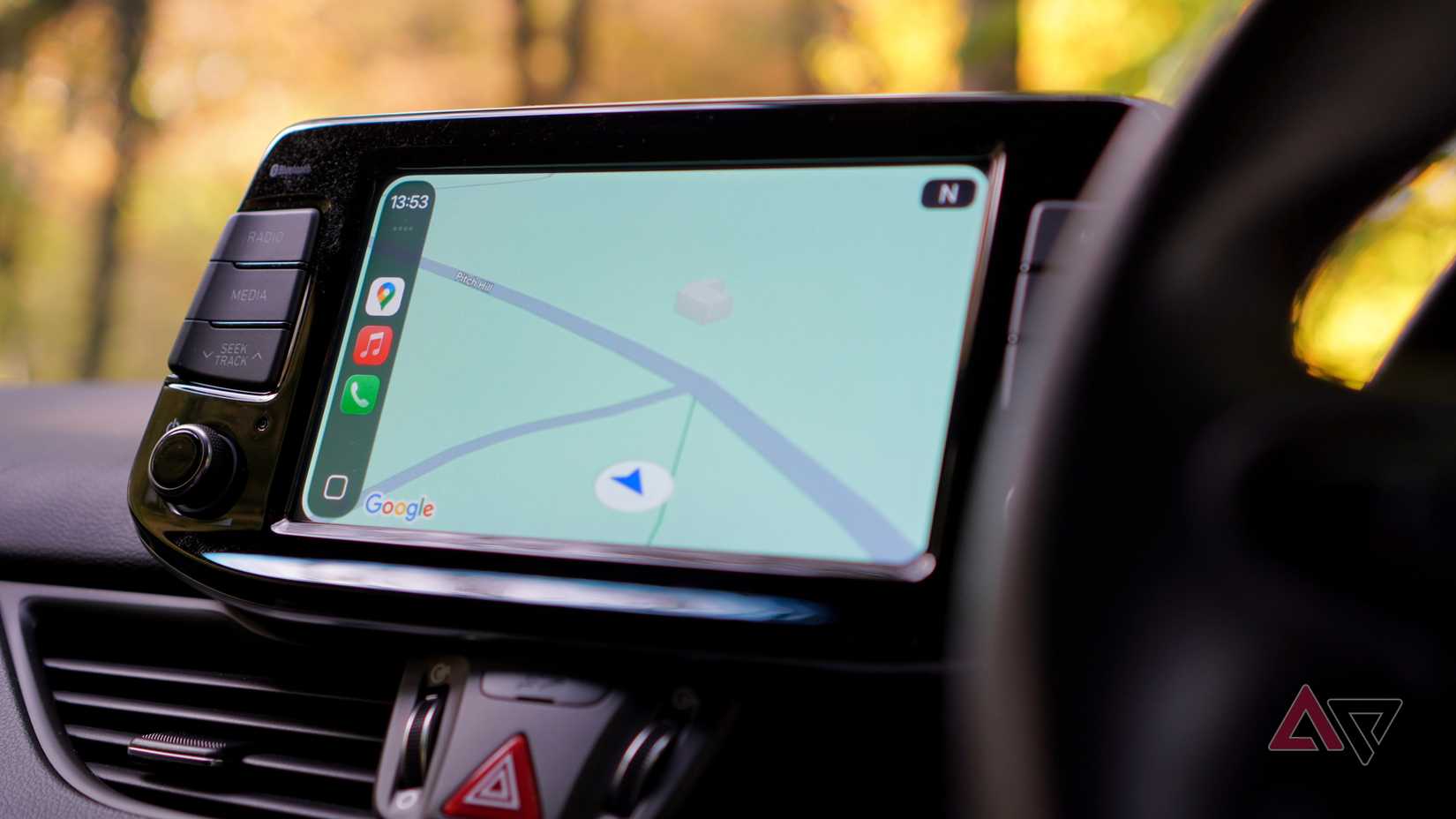 Google Maps está rodando no Android Auto