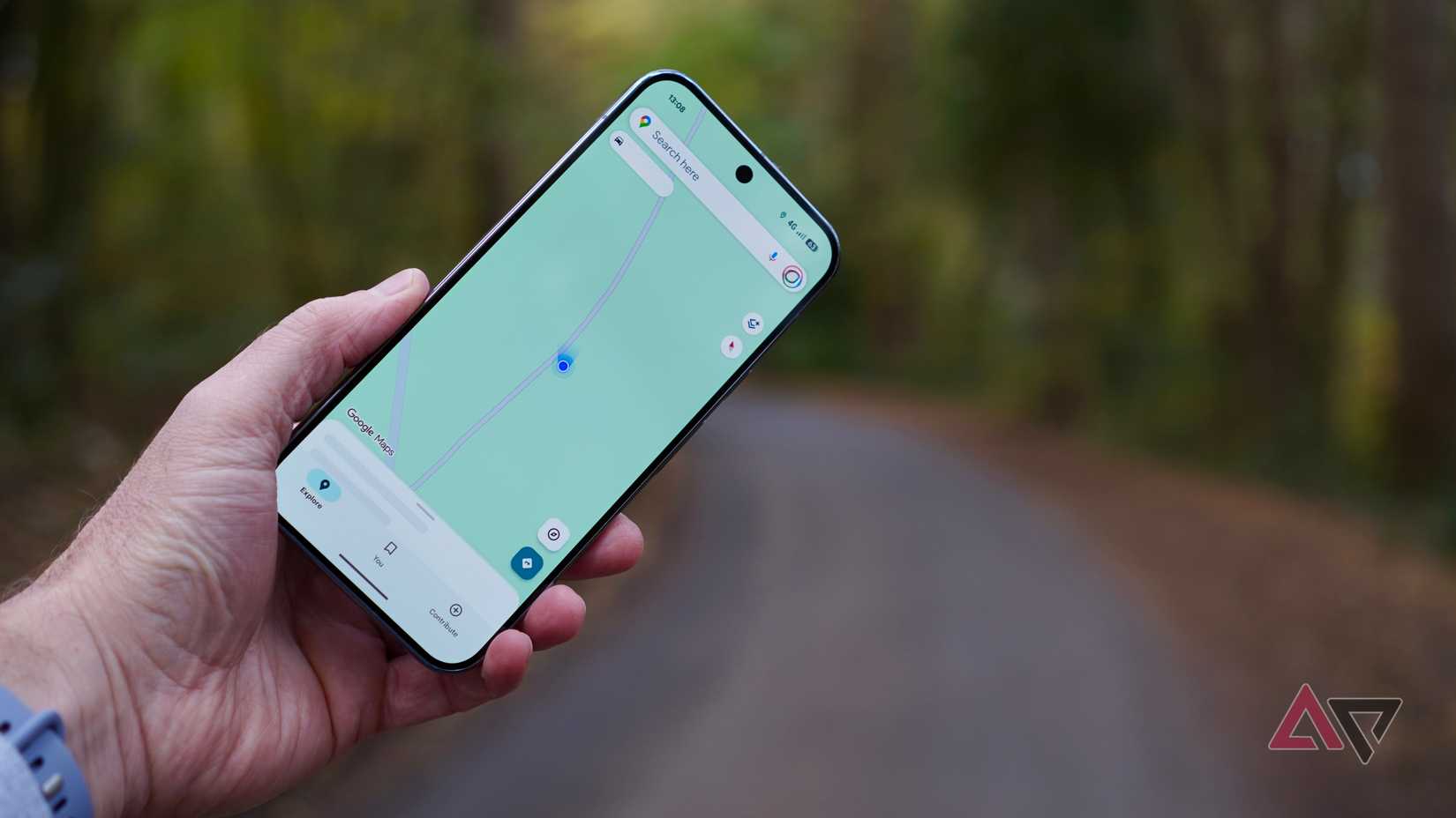 Google Maps on a Google Pixel 10 Pro XL