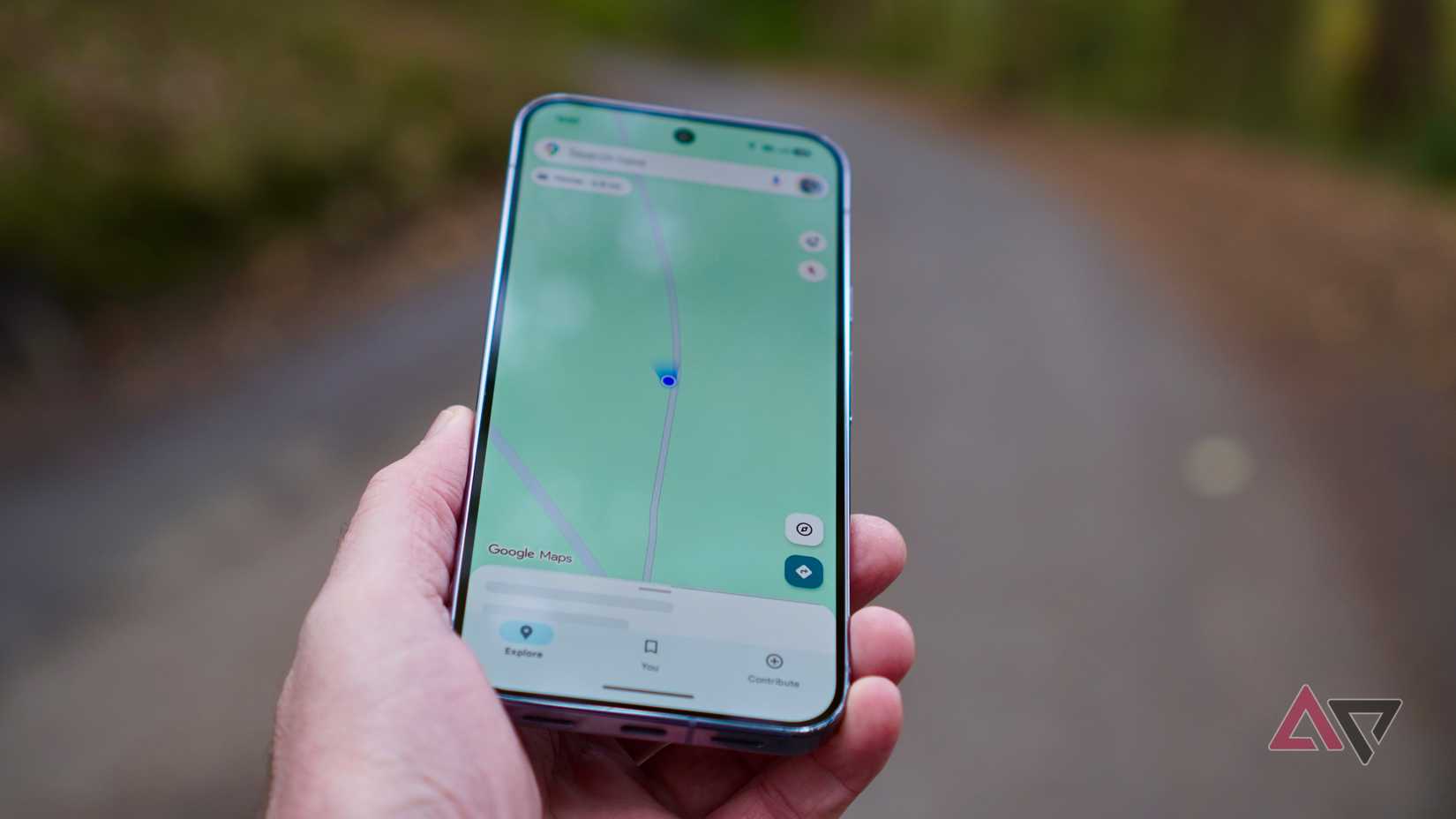 Google Maps on a Google Pixel 10 Pro XL
