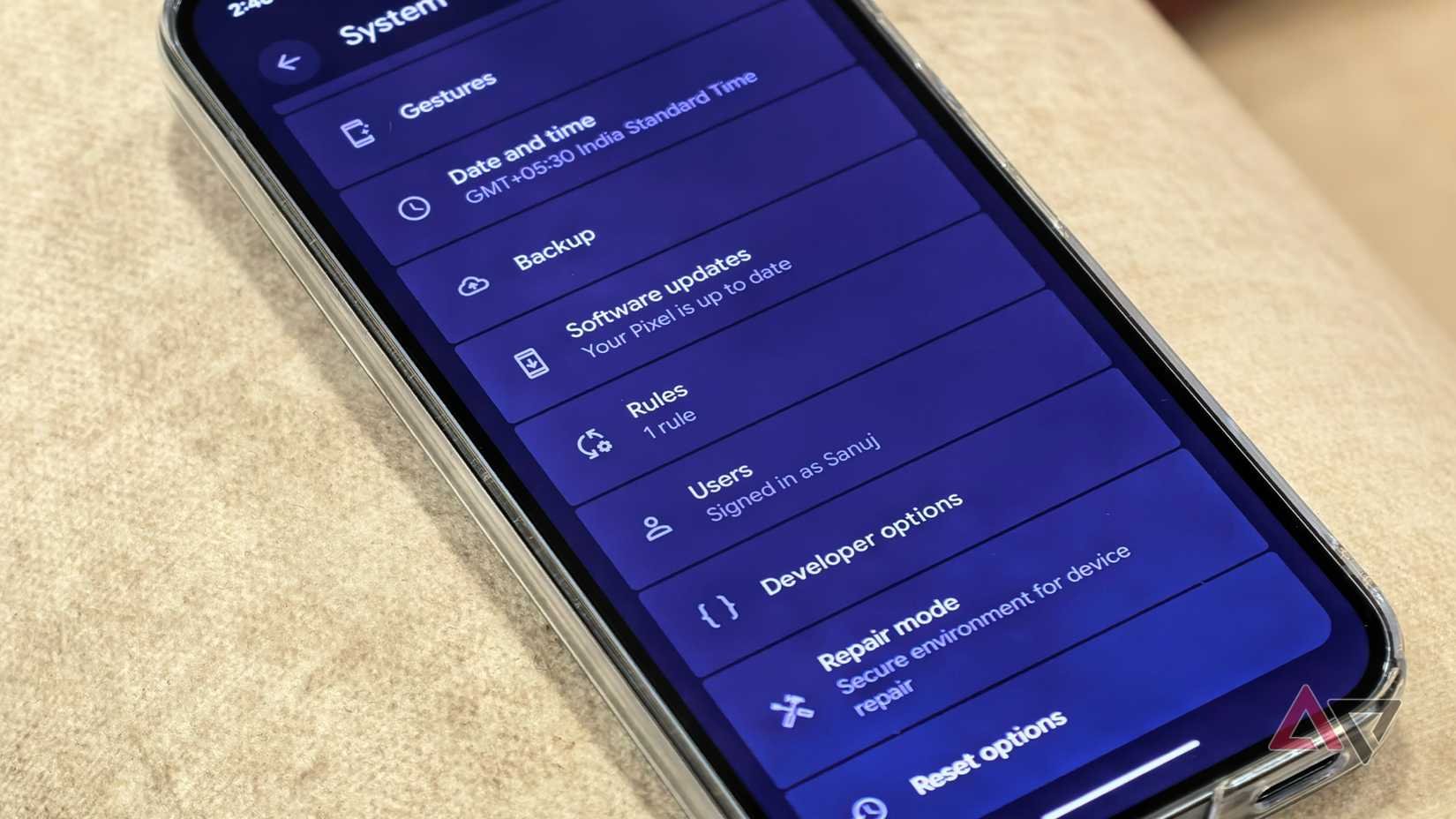 google-pixel-settings