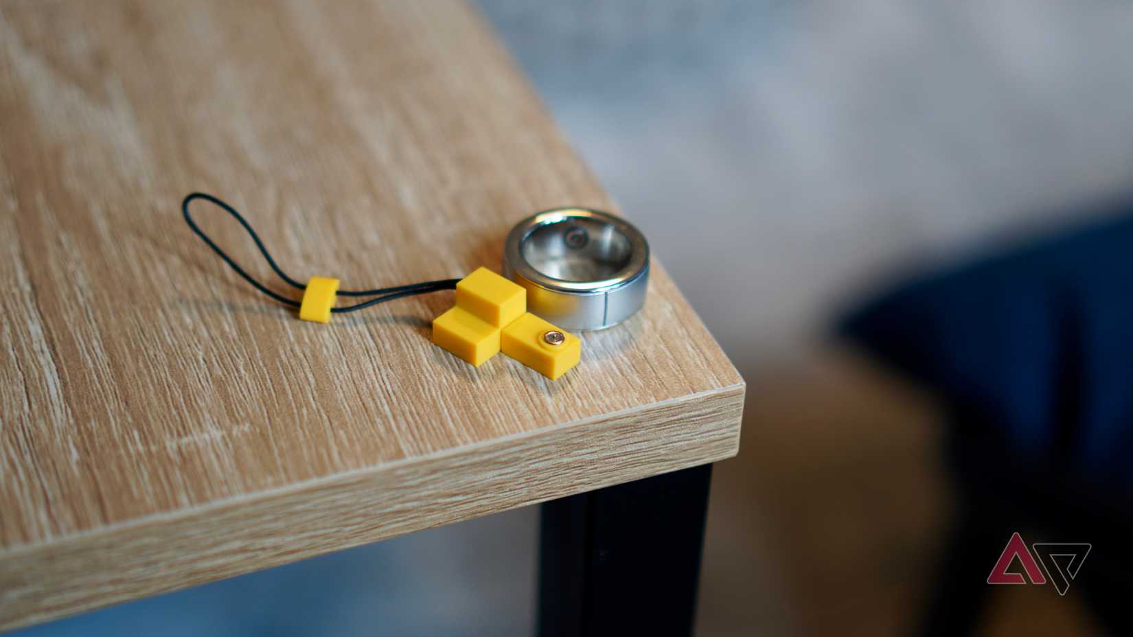 The Halliday Glasses's smart ring and charger