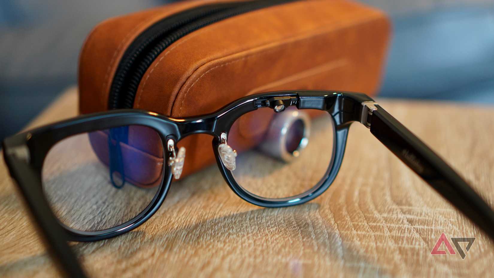 The Halliday Glasses, smart ring, and case