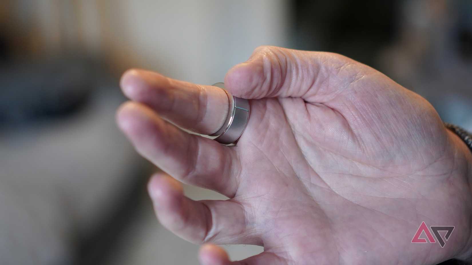 A person using the Halliday Glasses's smart ring